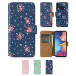 32nd Floral Series 2.0 - Pu Leather Book Wallet Case Samsung Galaxy A20e (2019)