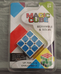 Magic Cube Game Mind Puzzle Twist Scramble and Solve Fun Brain Teaser 6+ Years