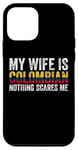 iPhone 12 mini Proud Husband of Colombian Wife Humor and Pride Vintage Case