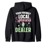 Italian Ice Cream Spumoni Cream Dessert Cherry Spumoni Zip Hoodie