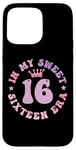 iPhone 15 Pro Max In My Sweet Sixteen Era 16th Birthday Groovy Retro 16th Case