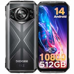 DOOGEE S118 Rugged Smartphone Android 14, 20GB+512GB 10800mAh 120Hz Rugged Phone