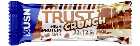 USN TRUST Crunch Bars 12x60g Triple Chocolate