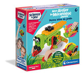 Clementoni - 52483 - Mon Atelier De Mécanique Junior - Petites bêtes du Jardin - Jeu de Construction - Version française, fabriqué en Italie, 6 Ans et Plus