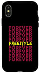 Coque pour iPhone X/XS Costume rétro Freestyle Forever années 80 pour concert