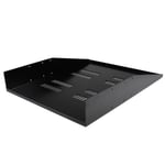 StarTech 2U Vented Rack Mount Cantilever Shelf - Mid / Center Mount Server Rack Cabinet Shelf - 150lbs / 68kg - 2 Post Shelf (CABSHF2POSTV) -