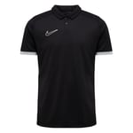 Nike Piké Dri-FIT Academy 25 - Svart/Grå/Vit Barn, storlek L: 147-158 cm