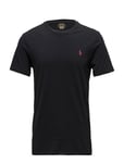 Custom Slim Fit Jersey Crewneck T-Shirt Tops T-shirts Short-sleeved Black Polo Ralph Lauren