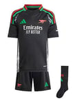 adidas Arsenal 24/25 Away Mini Kit Kids, Black, Size 3-4 Years