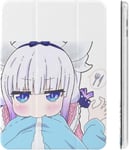 Miss Kobayashi's Maid Dragon Thor Étui Pour Ipad 2020 (10.2in) Avec Porte-Stylo Résistant Aux Chocs, Réglage Automatique De L'angle De Veille/Réveil, Coque De Protection Transparente