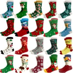 2023 New Winter Men Women Christmas Socks Santa Claus Men's Socks Elk Tide Sock Christmas Tree Cotton Happy New Year Funny Socks