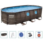 Bestway Jeu de piscine Power Steel Swim Vista Series 549x274x122 cm122 [cm]