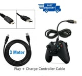 XBOX ONE USB CABLE FOR CONTROLLER EXTRA LONG PLAY AND CHARGE MICRO USB CHARGING