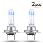 Aougo - 2X H7 Ampoules Xénon 12V 70W Super Brillant, Phares Voiture Ampoules Auto Moto Nouvelle Version Feux de Croisement Lampe Halogène Véhicule