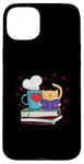 iPhone 15 Plus Kittens Cats Tea and Books Reading For Reader Case