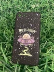 Personalaizer - iPhone 7-8-SE 2020 Case - SE 3(2022) Black with a Rick and Morty UFO Design