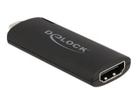 Delock - Videofångstadapter - Usb-C 2.0 - Svart