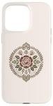 Coque pour iPhone 15 Pro Max Rose florale botanique, style bohème minimaliste, roses d'amour