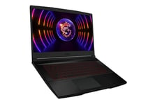 MSI Thin GF63 12VF-402NEU Bärbar dator - Intel Core i5 12:e gen. 12450H - 16 GB DDR4 - 512 GB SSD M.2 PCIe 4.0 - NVM Express (NVMe) - NVIDIA GeForce RTX 4060 / Intel UHD Graphics - 15.6"