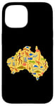 iPhone 15 Australia Down Under Culture Australian Flag Map Gift Case