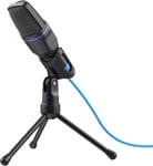 Mico Microphone PC à Condensateur, Micro de Studio USB, pour Ordinateur de Bureau ou Portable, avec SupTrépied, pour Chanter, Enregistrement, Twitch, Streaming, Youtube, Podcasts, Skype