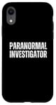 Coque pour iPhone XR Enquêteur paranormal chasse fantôme Halloween