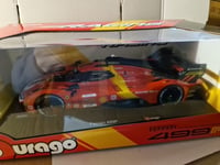 BBURAGO 1/18 51 FERRARI 499P 3.0L TURBO V6 24H DU MANS A.PIER GUIDI JAMES CALAD.