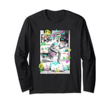 Saved By The Bell Zack Air Guitar Long Sleeve T-Shirt