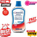 Corsodyl Daily Gum Care Mouthwash Alcohol Free Cool Mint, 500ml  (Pack of 1)