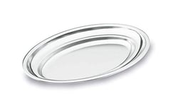 Lacor 62820 Plat Ovale Inox 18/10 20 x 13 cm