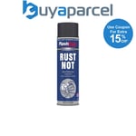 PlastiKote 440.0000784.077 Rust Not Spray Matt Black 500ml PKT784