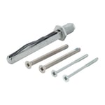 Kit fixation porte k/g 65-70mm M5x80+4.0x75 carré.8x90mm Hoppe