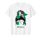 Nigeria Girl Nigerian girl Nigeria woman flag T-Shirt