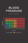 Blood Pressure Log Book Blood Pressure Chart Cover — Blood Pressure Journal D...