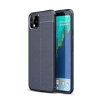 Google Pixel 4 XL      Leather Texture Case    Navy