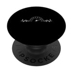 Heartbeat Speedometer Auto Car Garage Racing Men Dad PopSockets PopGrip Adhésif