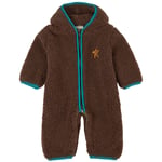 The Campamento Overall I Teddyfleece Brun | Brun | 9-12 months