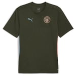 Manchester City Tränings T-Shirt - Grön/Blå - PUMA, storlek Large