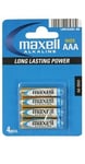 MAXELL - LR03 - BEAUTÉ PILE - PILE LR3 SUPER ALCALINE - 1,5V PAR 4