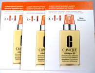 Clinique ID Dramatically Different Lotion + Fatigue Cartridge Samplers x3 New