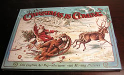 Father Christmas Is Coming: Old English Art Reproductions With Moving Pictures