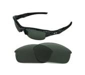 NEW POLARIZED REPLACEMENT G15 LENS FOR OAKLEY FLAK JACKET SUNGLASSES