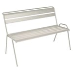 Banc de jardin Fermob Monceau gris argile