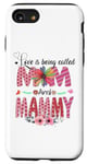 iPhone SE (2020) / 7 / 8 Vintage Wildflower Love Is Being Called Mom Mammy Butterfly Case