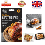 10 LARGE ROASTING BAGS MICROWAVE OVEN COOKING POULTRY CHICKEN TURKEY MEAT FISH