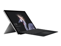 Microsoft Surface Go Type Cover - Tangentbord - med pekdyna, accelerometer - bakgrundsbelyst - brittisk - svart - kommersiell - för Surface Go, Go 2