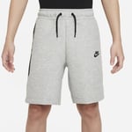 Nike Shorts NSW Tech Fleece - Grå/Sort Barn, størrelse M: 137-147 cm