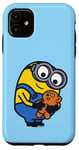 Coque pour iPhone 11 Minions Cute Bob Favorite Teddy Bear Portrait