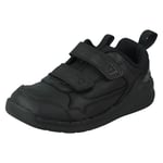 Clarks Orbit Sprint T Basket, Black Leather, 25.5 EU Large