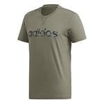 adidas E Camo Lin Tee Tricot Homme, Vert/Noir/Gris (verleg/Black/hieley/Panton), 2XLT